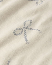 Sailor Bows Shoulder Tie Romper