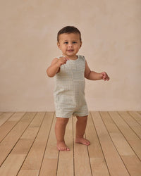 Eucalyptus Check Georgie Romper