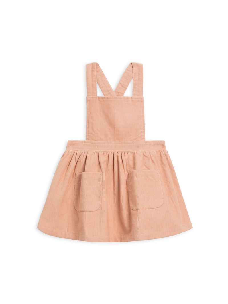 Fawn Corduroy Pinafore Dress