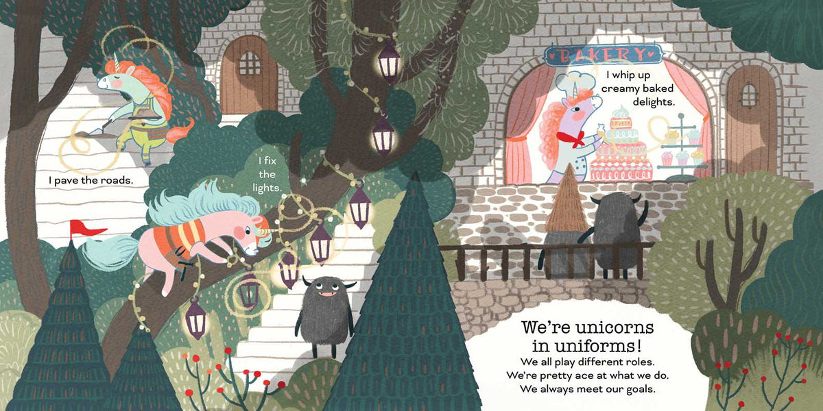 Unicorns in Uniforms Book