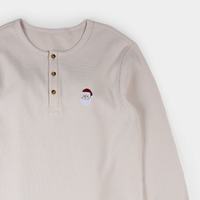 Santa Thermal Henley Pajama Set