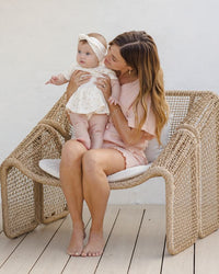 Petit Fleur Pointelle Skirted Bodysuit Dress