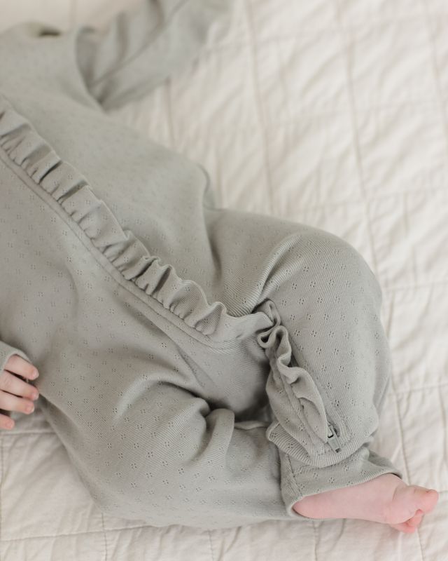 Sage Ruffle Jumpsuit