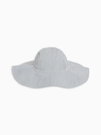 Shore Stripe Seersucker Sun Hat