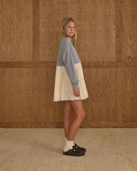 Tween Dusty Blue Sweatshirt Dress