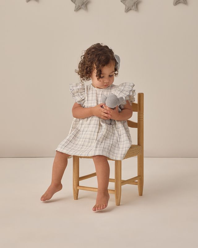 Blue Plaid Alina Dress