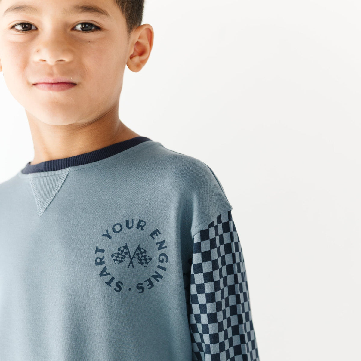 Start Your Engines Bamboo Terry Pullover