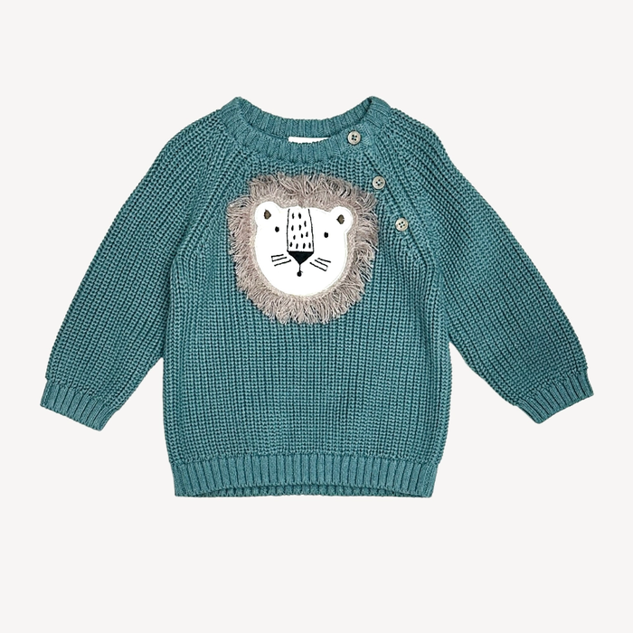 Lion Knitted Sweater