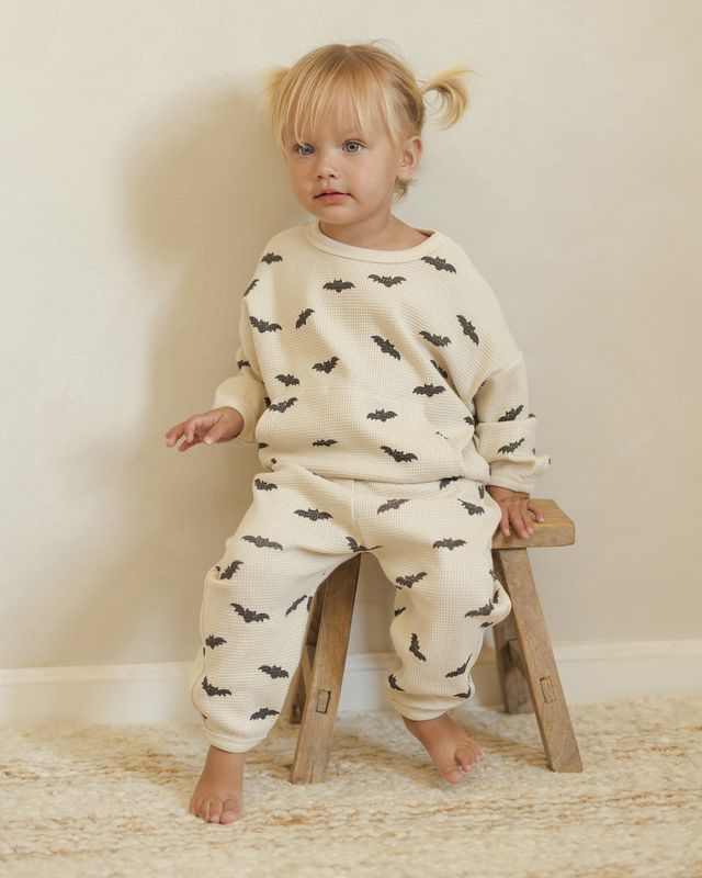 Bats Waffle Slouch Set