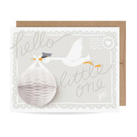 Stork Pop-Up Greeting Card