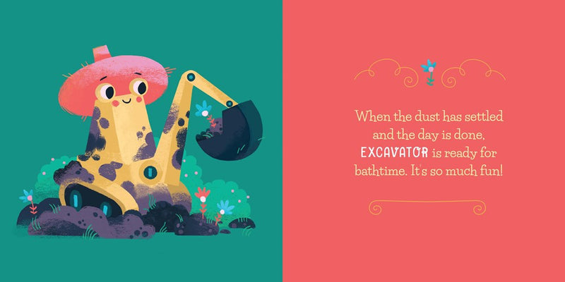 I Dig Bathtime Board Book