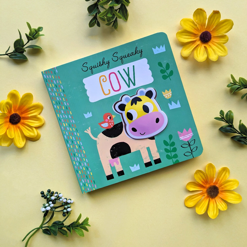 Squishy, Squeaky Cow Board Book