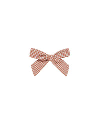 Poppy Gingham Bow