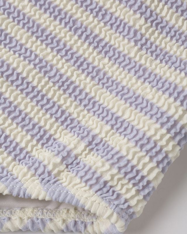 Periwinkle Stripe Moxie One-Piece