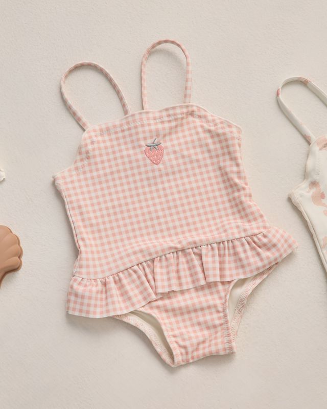 Petal Gingham Tori Skirted One-Piece