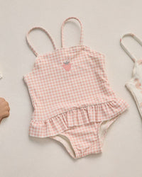 Petal Gingham Tori Skirted One-Piece