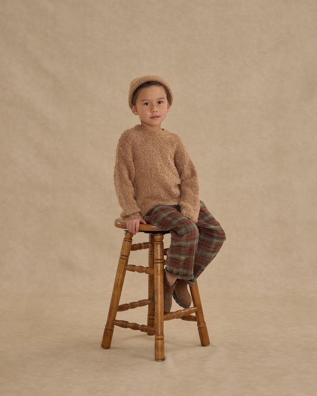 Toffee Boucle Aspen Sweater