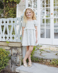 Sky Floral Olivia Dress