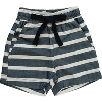 Navy Stripe Shorts