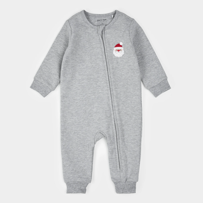 Santa Baby Fleece Romper