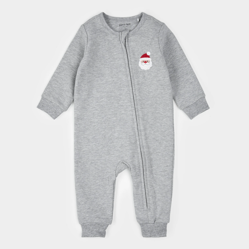 Santa Baby Fleece Romper