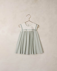 Eucalyptus Check Daisy Dress