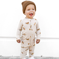 Horses Zip Romper