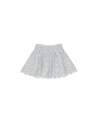 Ditsy Smocked Mini Skirt