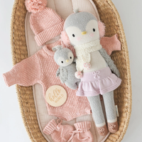 Skylar the Penguin Knitted Doll