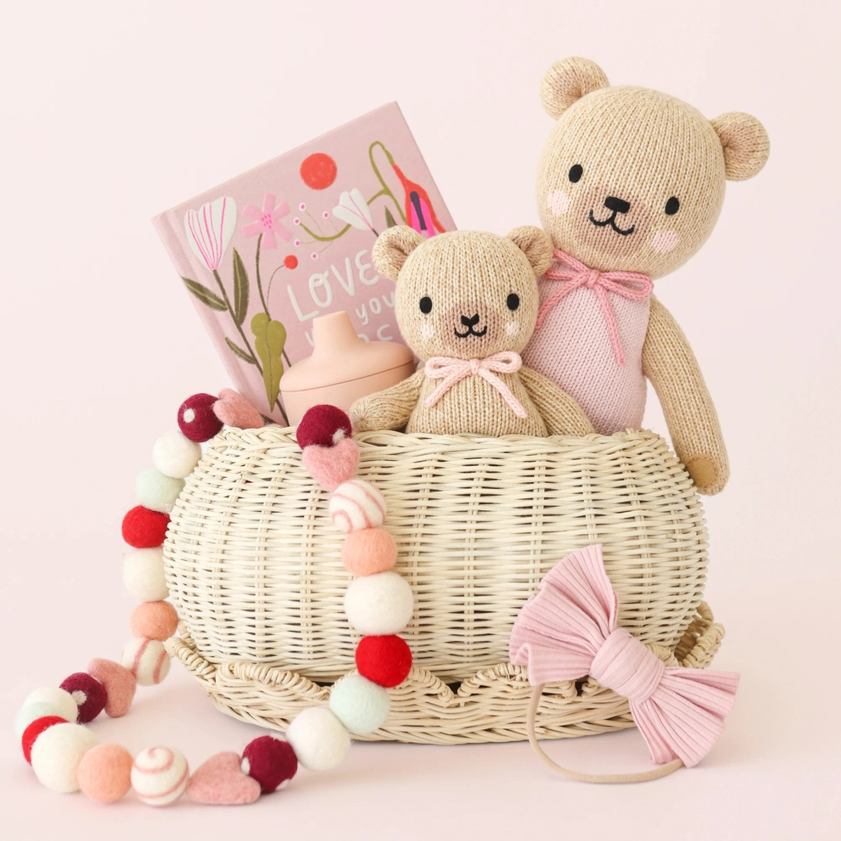 Bella the Honey Bear Knitted Doll
