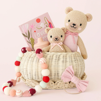Bella the Honey Bear Knitted Doll
