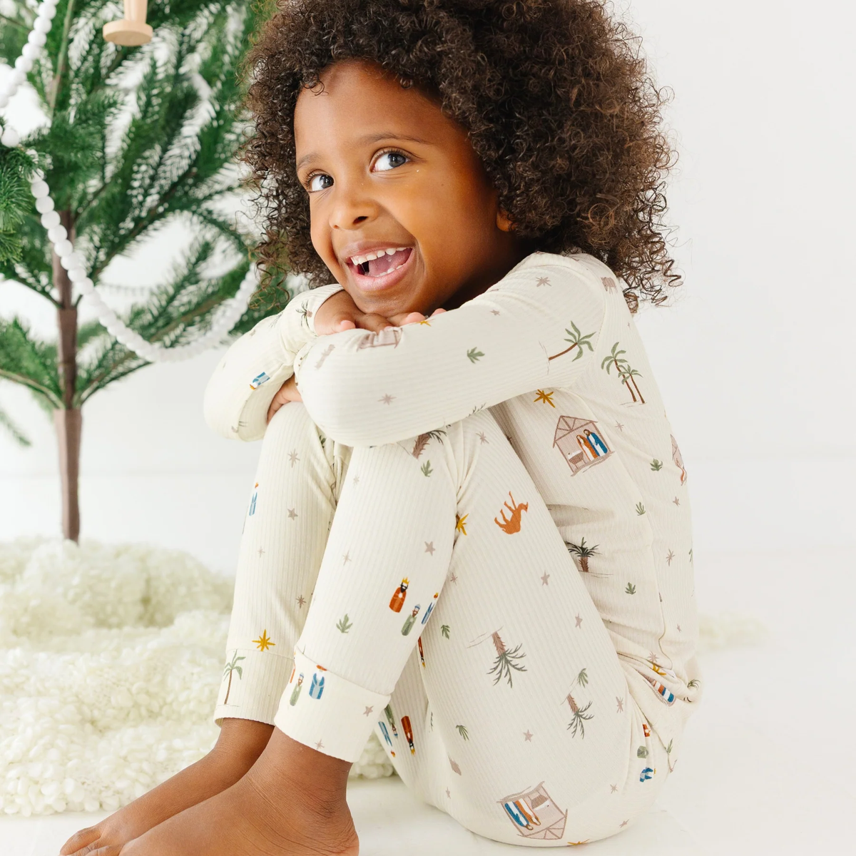 Nativity Bamboo Two-Piece Set