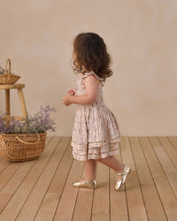 Floral Stripe Birdie Dress