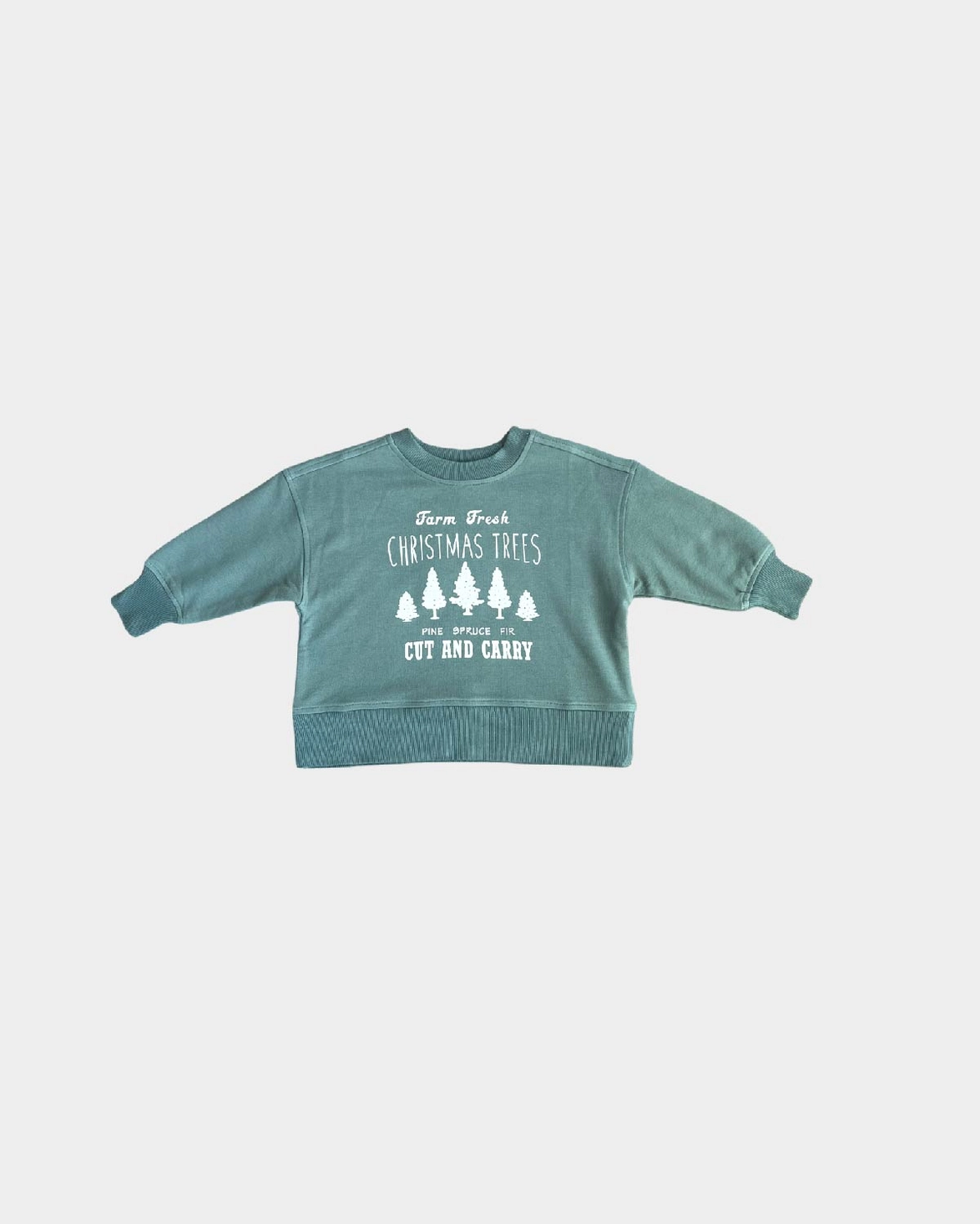 Christmas Trees Bamboo Sweatshirt