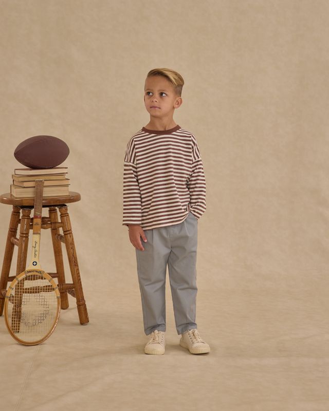 Brown Stripe Camden Tee