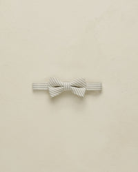 Sage Stripe Bow Tie