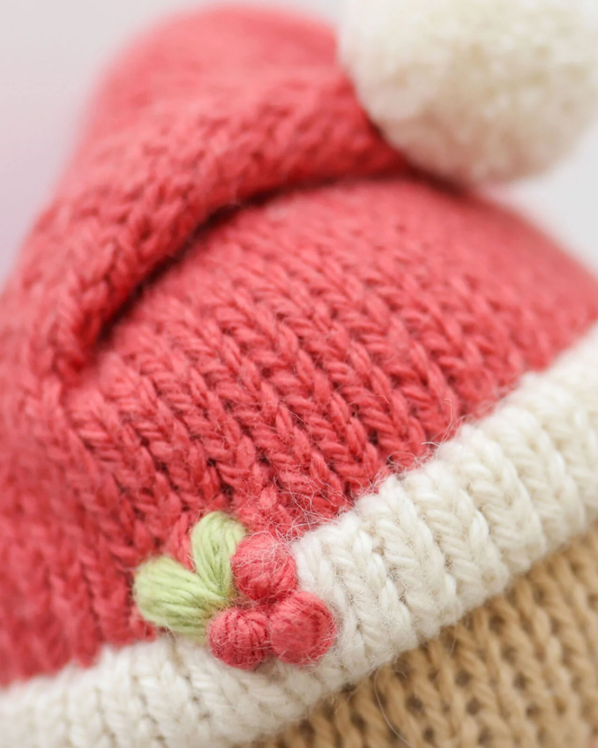 Tiny Santa Knitted Doll