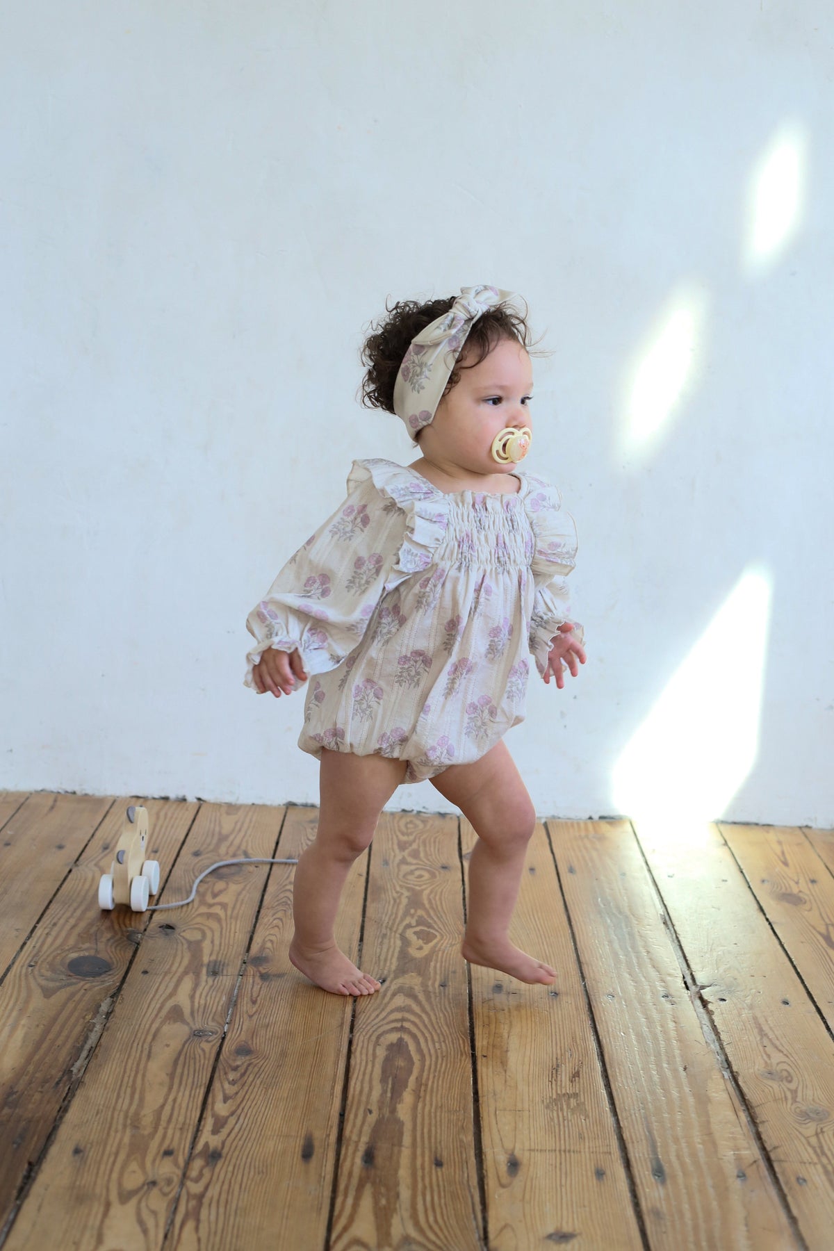 Fox Glove Smocked Romper