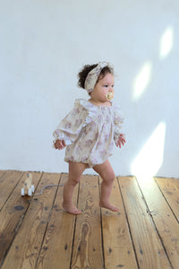 Fox Glove Smocked Romper