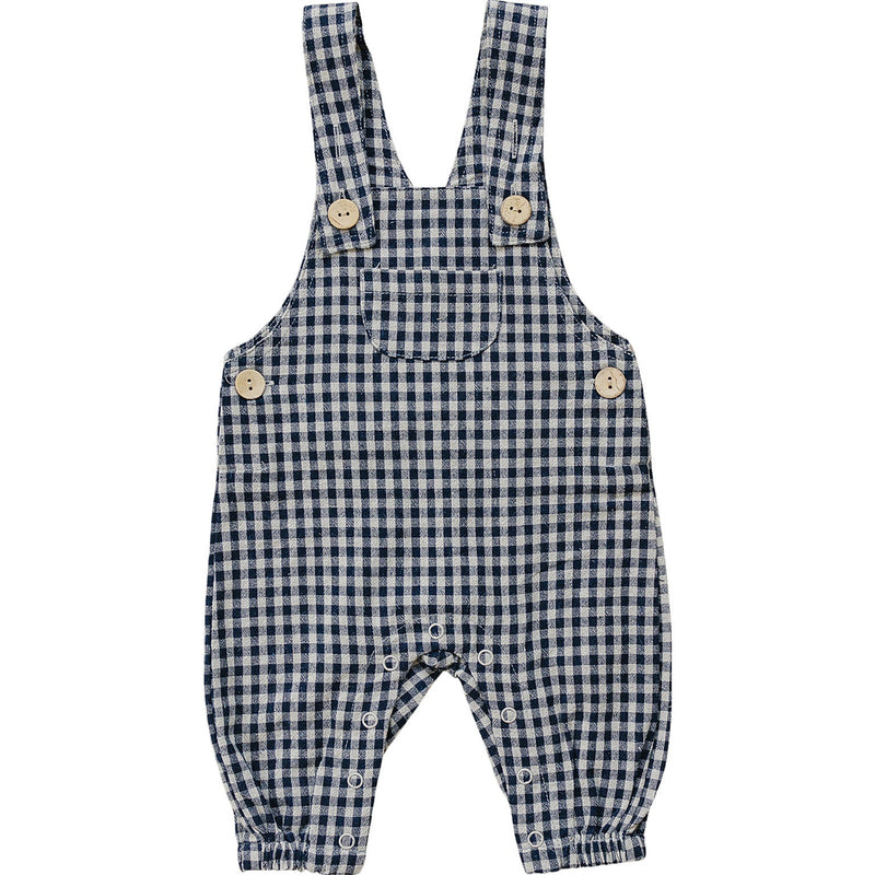 Gingham Linen Overalls