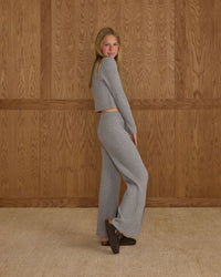 Tween Dusty Blue Flare Knit Pant
