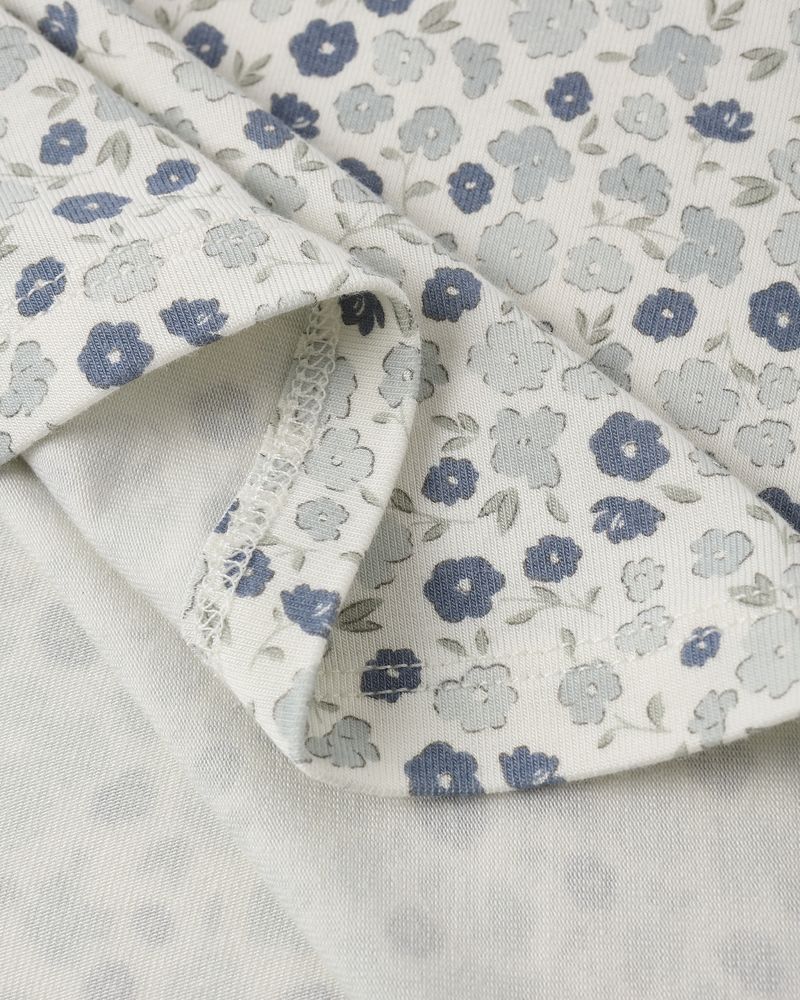 Blue Ditsy Modal Mosie Set