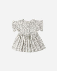 Blue Floral Bamboo Babydoll Dress