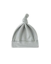 Steel Blue Bamboo Knotted Hat