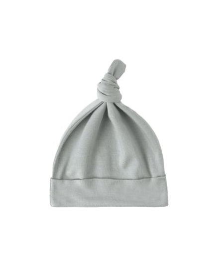 Steel Blue Bamboo Knotted Hat