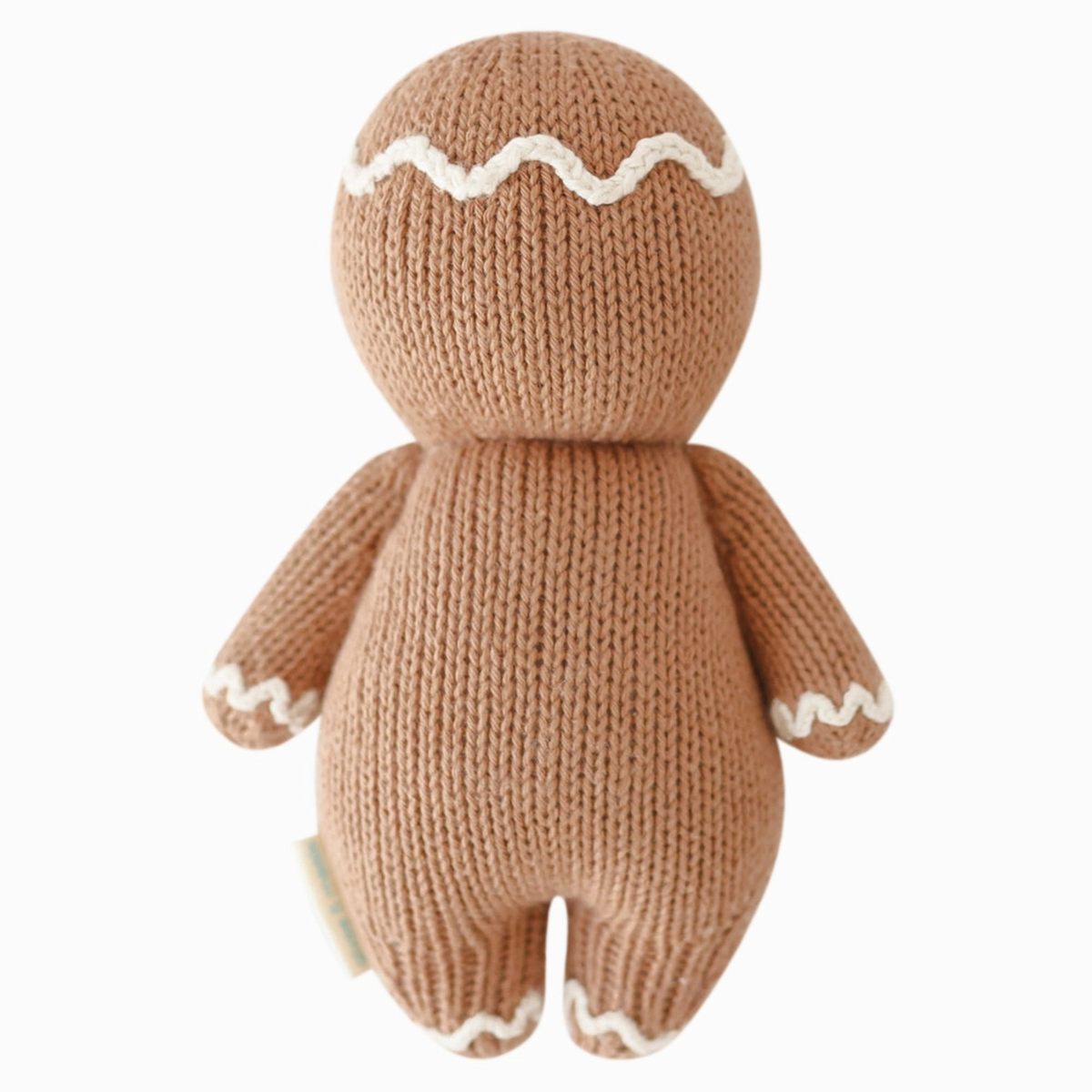 Baby Gingerbread Knitted Doll