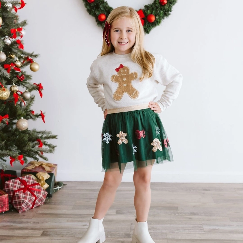 Gingerbread Sequin Tutu