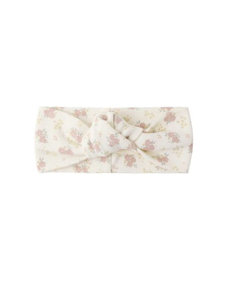 Floral patterned headband on a white background