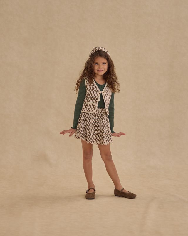 Harvest Floral Mini Skirt