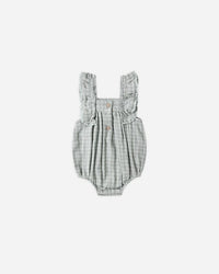 Green Gingham Maya Romper